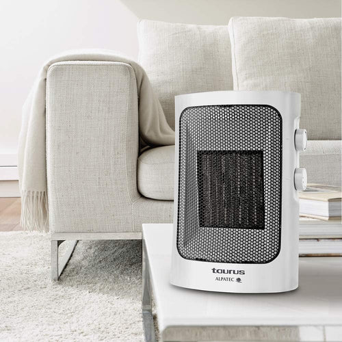 Керамичен нагревател Taurus TROPICANO 5 CR, 1500W, 2 мощности + студен въздух, регулируем термостат, керамично съпротивление, система за метене, защита от прегряване, устройство против преобръщане